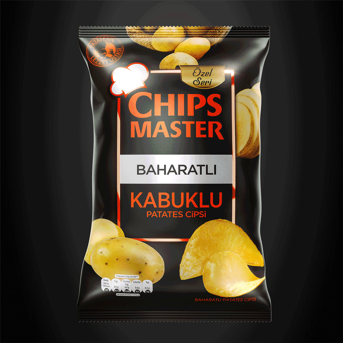 CHIPS MASTER —  campaign, Retouch/3D finishing by Matte-Studio