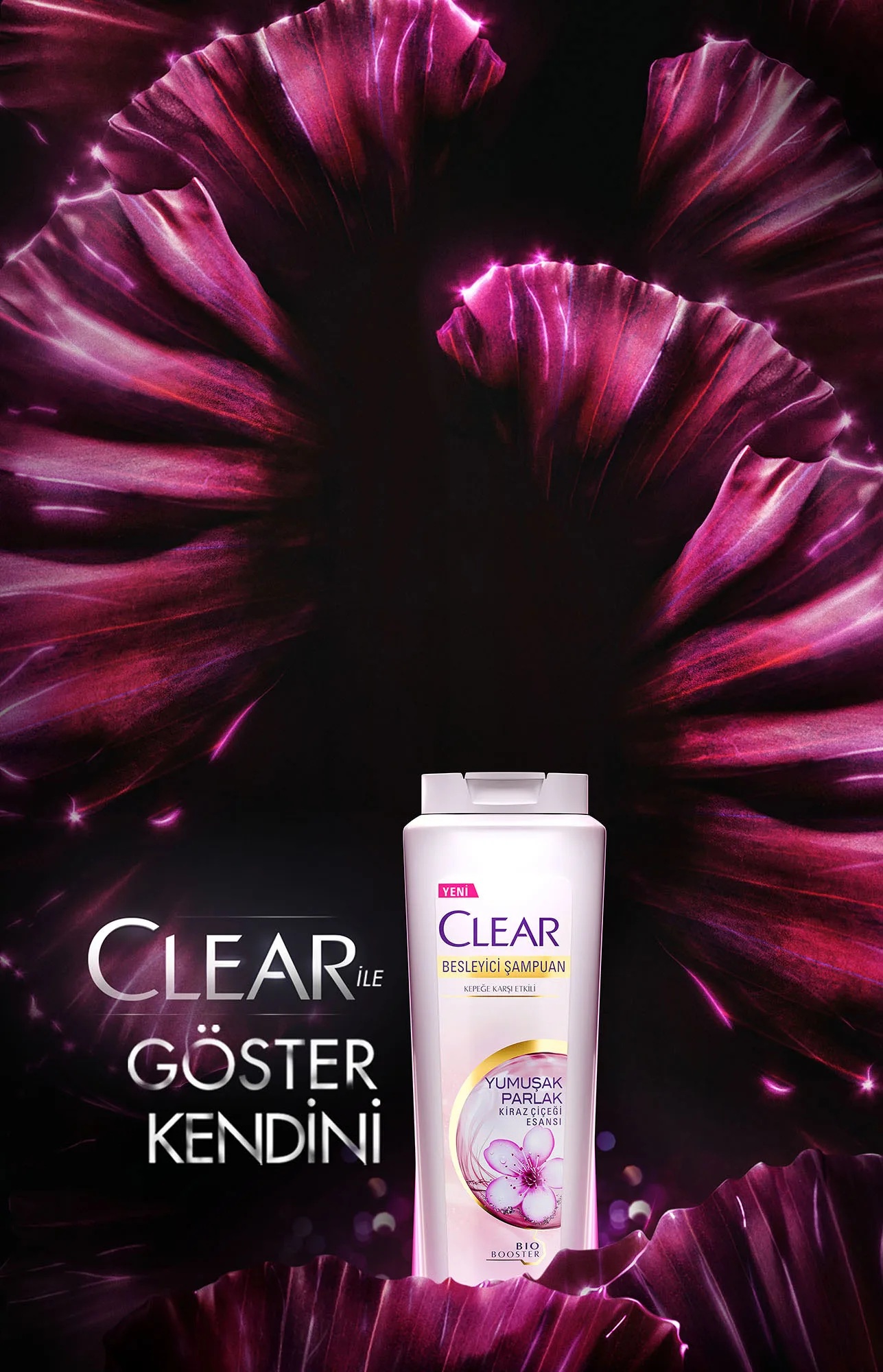 clear —  campaign, Retouch/3D finishing by Matte-Studio