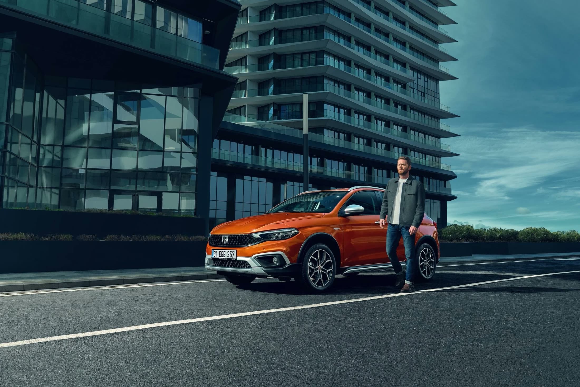 FİAT EGEA — plate 3 of 3, Retouch finishing by Matte-Studio