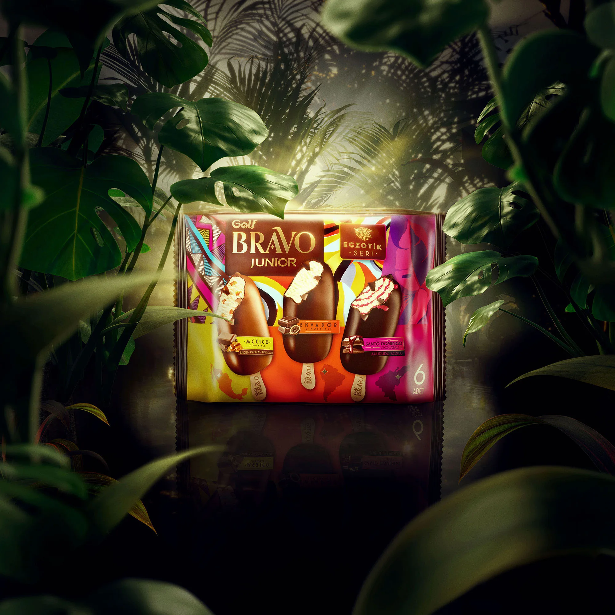 GOLF BRAVO —  campaign, Retouch/3D finishing by Matte-Studio