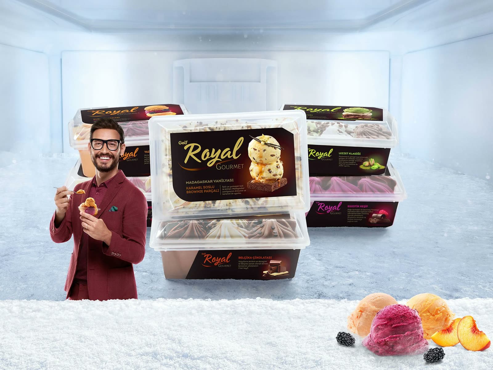 GOLF ROYAL — food & drink campaign, Retouch finishing by Matte-Studio
