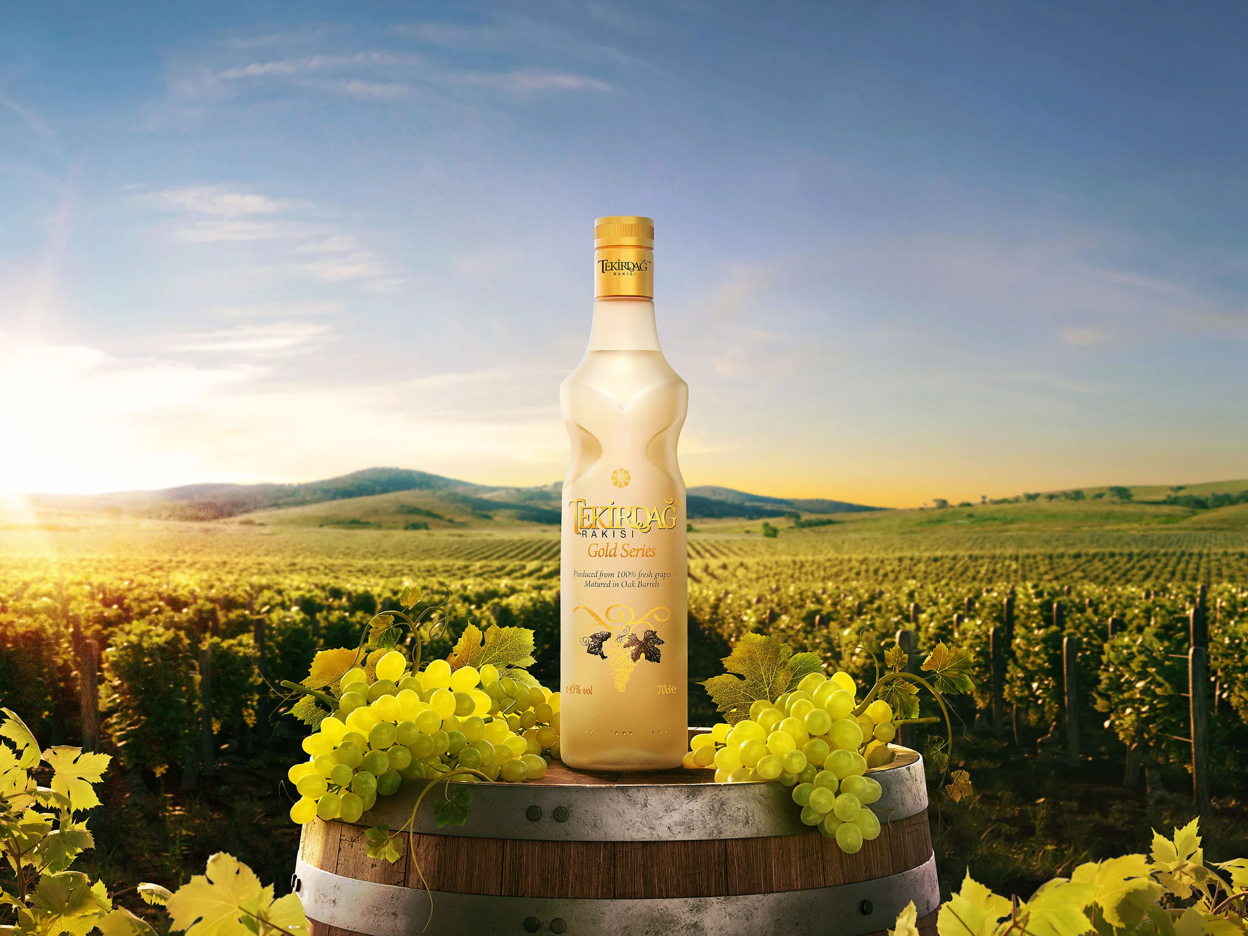 TEKİRDAĞ RAKI —  campaign, Retouch/3D finishing by Matte-Studio